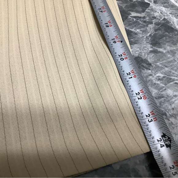 Le Suit Tan Pinstripe Blazer and pant size 18. NWT. - Picture 9 of 16